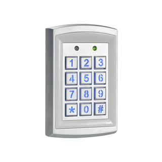 Standalone Pin/Prox Keypad, Metal Vandal Resistant, 2100 Users, HID & EM Formats, IP65 (SEBURY - W4)