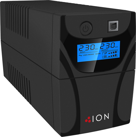 ION F11 650VA Line Interactive Tower UPS, 2 x Australian 3 Pin outlets, 3yr Advanced Replacement Warranty. Dimensions: (mm) 100 x 290 x 143, 4kg