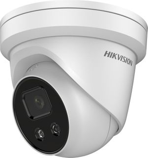 HIKVISION 8MP ACUSENSE TURRET, IP67, IR, BUILT-IN MIC, SPEAKER, STROBE LIGHT, 4MM (2386)