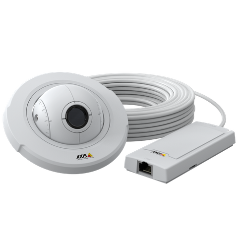 AXIS 01168-001 -  P1290-E Thermal Network Camera is a modular thermal camera based on a small-sized main unit ( P12 Thermal) and an outdoor ready thermal sensor unit with a 12 m/ 39.4ft cable and dome casing.The camera provides 208x156 resolution, a 4