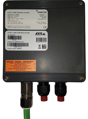 AXIS 01537-001 -  Terminal box for explosion-protected cameras in the ExCam range, certified for use in hazardous areas according to ATEX, IECEx and EAC