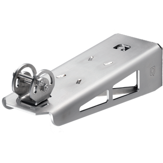 AXIS 01569-001 -  Stainless steel (1.4404 / 316L) wall bracket for fixed explosion-protected cameras in the ExCam range, includes hinge and mounting material.