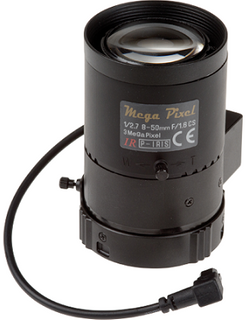 AXIS 01469-001 -  Varifocal 8-50 MM, 5 MP telephoto IR-corrected lens with P-Iris