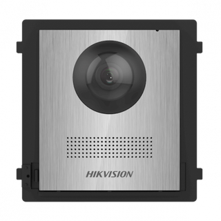 HIKVISION IP INTERCOM, GEN 2, COLOUR CAMERA MODULE, 1 BUTTON, POE, STAINLESS STEEL (KD8003)