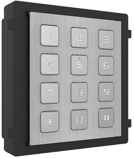 HIKVISION INTERCOM, GEN 2, KEYPAD MODULE, STAINLESS STEEL (KD-KP)