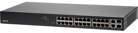 AXIS 01192-006 -  PoE+ managed gigabit network switch, optimized for  network products