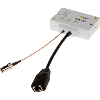 AXIS 01468-001 -  T8643 PoE+ over Coax Compact enables legacy coax cabling to be kept when converting an analog system to digital