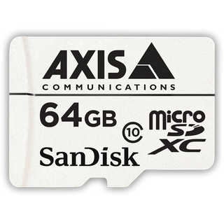 AXIS 5801-951 -  Surveillance Card 64 GB is a high endurance microSDXC? card optimized for video surveillance