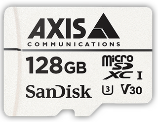 AXIS 01491-001 -  Surveillance Card 128 GB is a high endurance microSDXC? card optimized for video surveillance