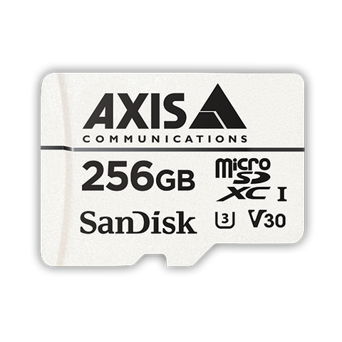 AXIS 02021-021 -  Surveillance Card 256 GB (10pcs) are high endurance microSDXC? cards optimized for video surveillance