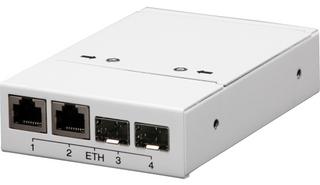 AXIS 5027-041 -  Four port media converter switch with 2 RJ45 ports and 2 SFP slots for optical fiber connection (SFP modules not inluded)