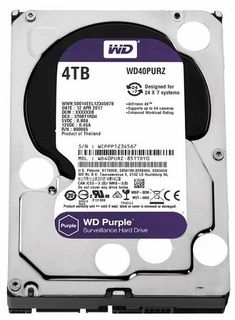 WESTERN DIGITAL WD40PURZ Purple 4TB HDD