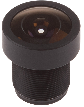 AXIS 02006-001 -  2.1 mm accessory lens, F1.8 with M12 thread, without IR-cut filter for day/night cameras with removable IR cut filter