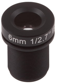 AXIS 02008-001 -  6.0 mm accessory lens, F1.9 with M12 thread, without IR-cut filter for day/night cameras with removable IR cut filter