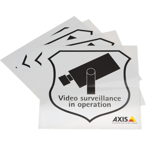 AXIS 5502-821 -  branded sticker showing a Camera