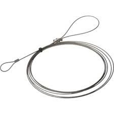 AXIS 5801-971 -  Stainless steel safety wire 3 m (10 ft) long, with a fixed loop in one end and an adjustable loop with a plated brass wire lock in the other