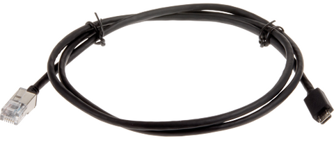 AXIS 01552-001 -  Black cable with RJ12 and micro USB connectors for indoor Sensor Units