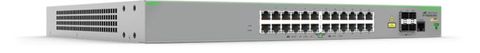 Allied Telesis Layer 3 Lite Managed Access Switch, 24x 10/100T, 4x SFP uplinks, AU Power Cord.