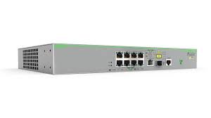 Allied Telesis Layer 3 Lite Managed Access Switch, 8x 10/100T PoE, 1x SFP uplink, AU Power Cord.