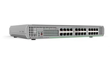 Allied Telesis 24 port 10/100/1000T unmanaged switch with internal PSU, AU Power Cord.