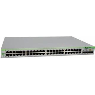 Allied Telesis WebSmart switch 48 port 10/100/1000TX + 4 SFP Combo ports, AU Power Cord.