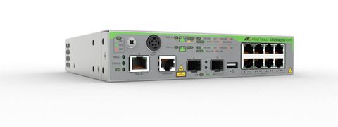 Allied Telesis Gigabit Layer 3 Lite Managed Switch, 8x 10/100/1000-T PoE+, 1x 10/100/1000-T PoE-in, 2x SFP Ports and one fixed PSU, PoE pass-through support, AC Adapter included, AU Power Cord.