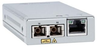 Allied Telesis 10/100TX to 100FX/SC MM Media & Rate Converter, Multi-region PSU, TAA (Federal)