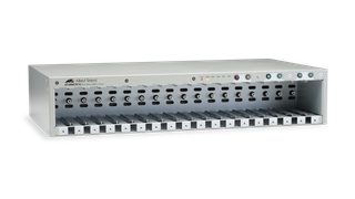 Allied Telesis 18-slot chassis for MMC2xxx Series media converters, no PSU