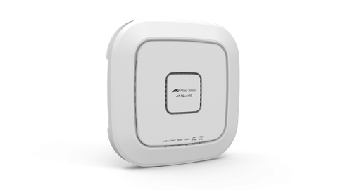 Allied Telesis IEEE 802.11ac Wave2 wireless access point with tri-band radios and embedded antenna. AC power adapter not included.(AWC-CB not supported)