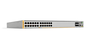 Allied Telesis 24-port 10/100/1000T stackable switch with 4 SFP+ ports and dual hotswap PSU bays. 1 year NCP support (Start date is shipment date from ATI - Grace period 90 days)