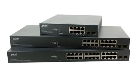 MILESTONE Husky POE switch 8 ports, POE/PO + managed