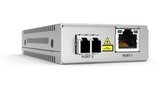 Allied Telesis TAA (Federal), 10/100/1000T to 1000LX/LC (20km) Single-Mode Mini Media & Rate Converter