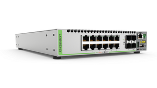 Allied Telesis 16-port 10G stackable L3 switch with 12 x 10G/1G RJ-45 ports and 4 x 10G/1G SFP+ ports, AU Power Cord.