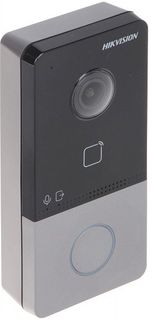 HIKVISION INTERCOM, GEN 2, VILLA DOOR STATION, 1 BUTTON, PLASTIC, POE, NO READER (6103)