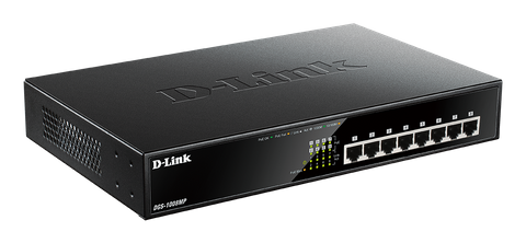 DLINK 8-Port Gigabit PoE Unmanaged Switch with 140W PoE Budget (Metal Housing)