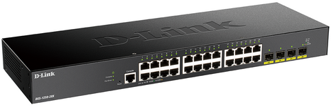 DLINK 28-Port Gigabit Smart Managed Switch with 24 RJ45 and 4 SFP+ 10G Ports