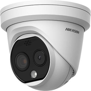 HIKVISION 4MP HEATPRO THERMAL & OPTICAL BI-SPECTRUM TURRET, 160X120 RES, STROBE LIGHT & AUDIO ALARM, 3.1MM THERMAL, 4MM OPTICAL, IP66