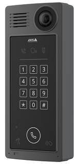 AXIS 02026-001 -  A8207-VE Network Video Door Station combines a fully featured 6MP security camera with high-quality, two-way audio communication and remote entry control