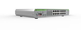 Allied Telesis 16 port 10/100/1000T unmanaged switch with internal PSU, Configurable with DIP Switch, AU Power Cord.