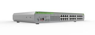 Allied Telesis 24 port 10/100/1000T unmanaged switch with internal PSU, Configurable with DIP Switch, AU Power Cord.