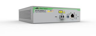 Allied Telesis TAA (Federal) 10/100/1000T to 1000SX/LC POE+ Media & Rate Converter, Universal PSU