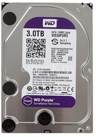 WESTERN DIGITAL WD30PURZ Purple 3TB HDD