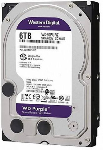 WESTERN DIGITAL WD60PURZ Purple 6TB HDD