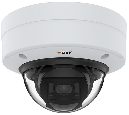 AXIS 02330-001 - P3267-LVE high-performance 3-8mm lens dome camera with Deep Learning Processing Unit (DLPU)