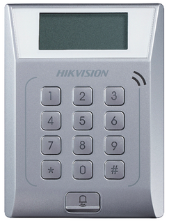 HIKVISION STANDALONE ACCESS CONTROL TERMINAL, MIFARE, KEYPAD, INDOOR (K1T802)