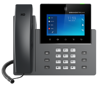2N Grandstream GXV 3350 Multimedia IP phone with 5? digital color LCD (1280x720), Android, Wifi, PoE, tiltable camera (02240-001)