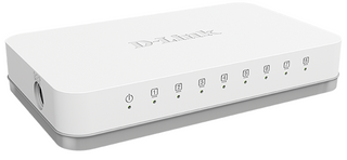 DLINK - 8 Port Unmanged 10/100/1000Mbps Switch (None Poe)
