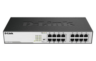 UNMANAGED NON-POE RACKMOUNT 16 PORT DLINK SWITCH