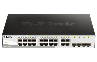 DLINK - 20-Port Figabit WebSmart Switch with 16 UTP and 4 SFP Ports