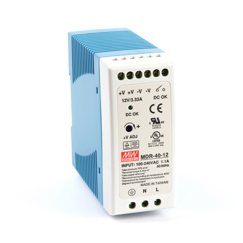 MEAN WELL DIN Rail 40W 12V 3.33A Power Supply